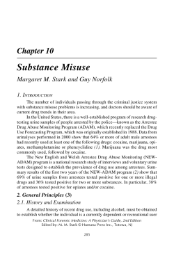 Substance Misuse Chapter 10 Margaret M. Stark and Guy Norfolk 1. I