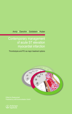 Contemporary management of acute ST elevation myocardial infarction Arntz