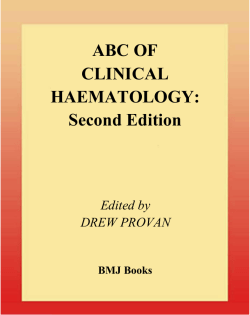 ABC OF CLINICAL HAEMATOLOGY: Second Edition