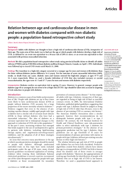 Articles Relation between age and cardiovascular disease in men