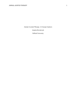 ANIMAL&amp;ASSITED+THERAPY+ 1+ + Animal-Assisted Therapy: A Concept Analysis