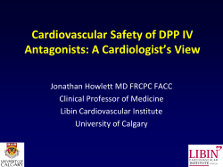 Cardiovascular Safety of DPP IV Antagonists: A Cardiologist’s View