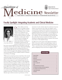 D Faculty Spotlight: Integrating Academic and Clinical Medicine