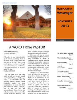 Methodist Messenger  2013