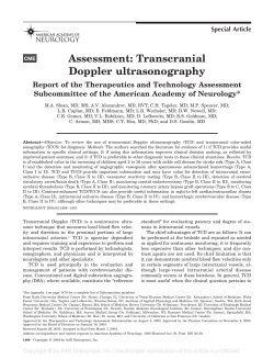 Assessment: Transcranial Doppler ultrasonography