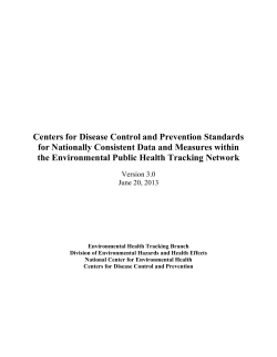 Centers for Disease Control and Prevention Standards