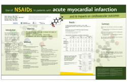 NSAIDs acute myocardial infarction Use of in patients with