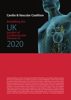 UK 2020 Cardio &amp; Vascular Coalition Modelling the