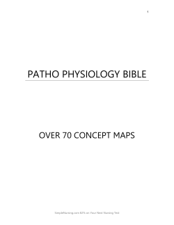 PATHO PHYSIOLOGY BIBLE  OVER 70 CONCEPT MAPS 1