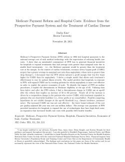 Medicare Payment Reform and Hospital Costs: Evidence from the