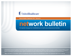 net work bulletin Network Bulletin: September 2013 - Volume 57