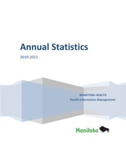 Annual Statistics    2010‐2011 