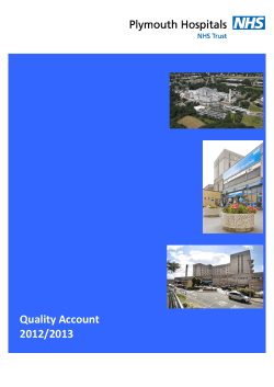 Quality Account 2012/2013