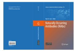 Naturally Occurring 1 Antibodies (NAbs) Editor