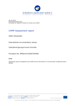 CHMP Assessment report