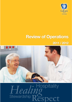 Healing Respect Hospitality Review of Operations