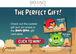 The Perfect Gift! CLICK TO WIN! Check out the coolest