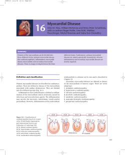 16 Myocardial Disease