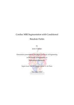 Cardiac MRI Segmentation with Conditional Random Fields