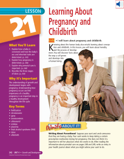21 Learning About Pregnancy and Childbirth