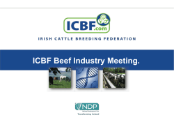 ICBF Beef Industry Meeting.