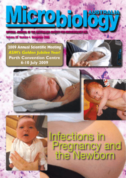 Infections in Pregnancy and the Newborn 2009 Annual Scientific Meeting
