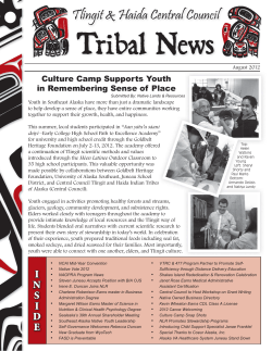 Tribal News Tlingit &amp; Haida Central Council I Culture Camp Supports Youth