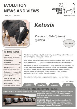 Ketosis  EVOLUTION NEWS AND VIEWS