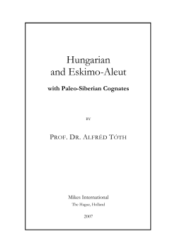 Hungarian and Eskimo-Aleut  P