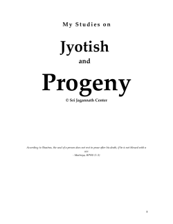 Progeny Jyotish  and