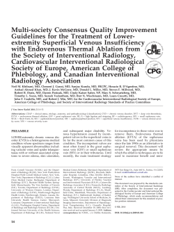 Multi-society Consensus Quality Improvement Guidelines for the Treatment of Lower-