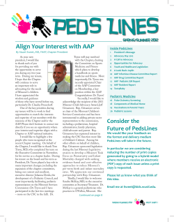 Peds Lines Align Your Interest with AAP Spring/Summer 2012