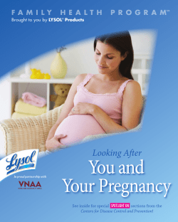 You and Your Pregnancy Looking After