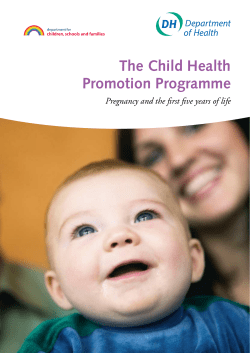 The Child Health Promotion Programme