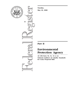 Environmental Protection Agency Part II Tuesday,