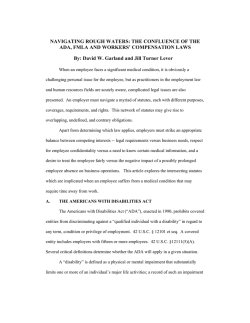 NAVIGATING ROUGH WATERS: THE CONFLUENCE OF THE