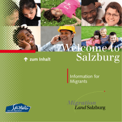 Welcome to Salzburg n Information for