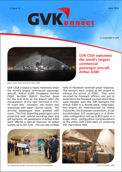 GVK CSIA welcomes the world’s largest commercial passenger aircraft,