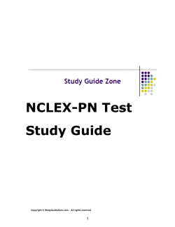 NCLEX-PN Test Study Guide  1