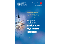 ST-Elevation Myocardial Infarction Management