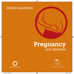 Pregnancy Global Guideline and diabetes Pregnancy_EN2.indd   1