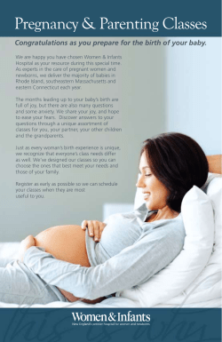 Pregnancy &amp; Parenting Classes