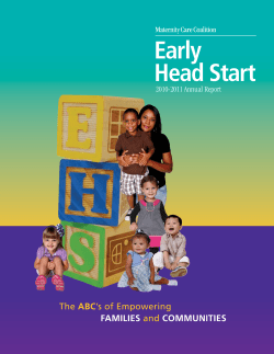 Early Head Start ABC and