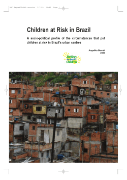 Children at Risk in Brazil Angelika Berndt