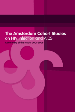 The Amsterdam Cohort Studies on HIV infection and AIDS