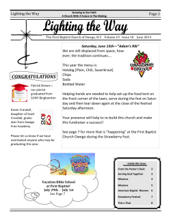 Lighting the Way  Page 1