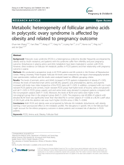 Metabolic heterogeneity of follicular amino acids