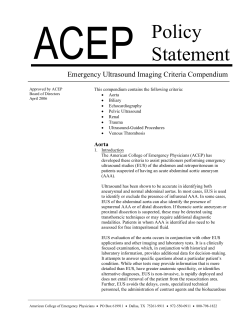 ACEP Policy Statement