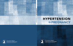 HYPERTENSION PREGNANCY  IN