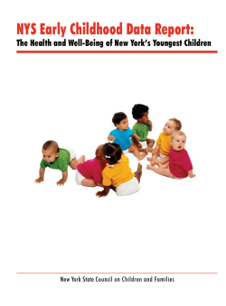 NYS Early Childhood Data Report:  New York State
